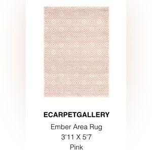 ECARPETGALLERY Ember Rug Pink
